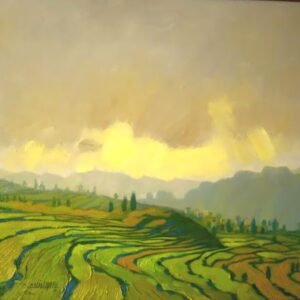 لوحة للفنان التشكيلي ياسر العنسيarabuart14 لوحة للفنان التشكيلي ياسر العنسيarabuart14