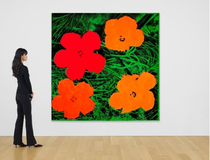 لوحة "Flowers" لـ "آندي وارهول" للبيع في مزاد مقابل 30 مليون دولار